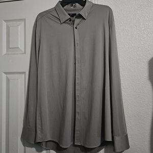 Alfani Longsleeve Gray Dress Shirt | Large